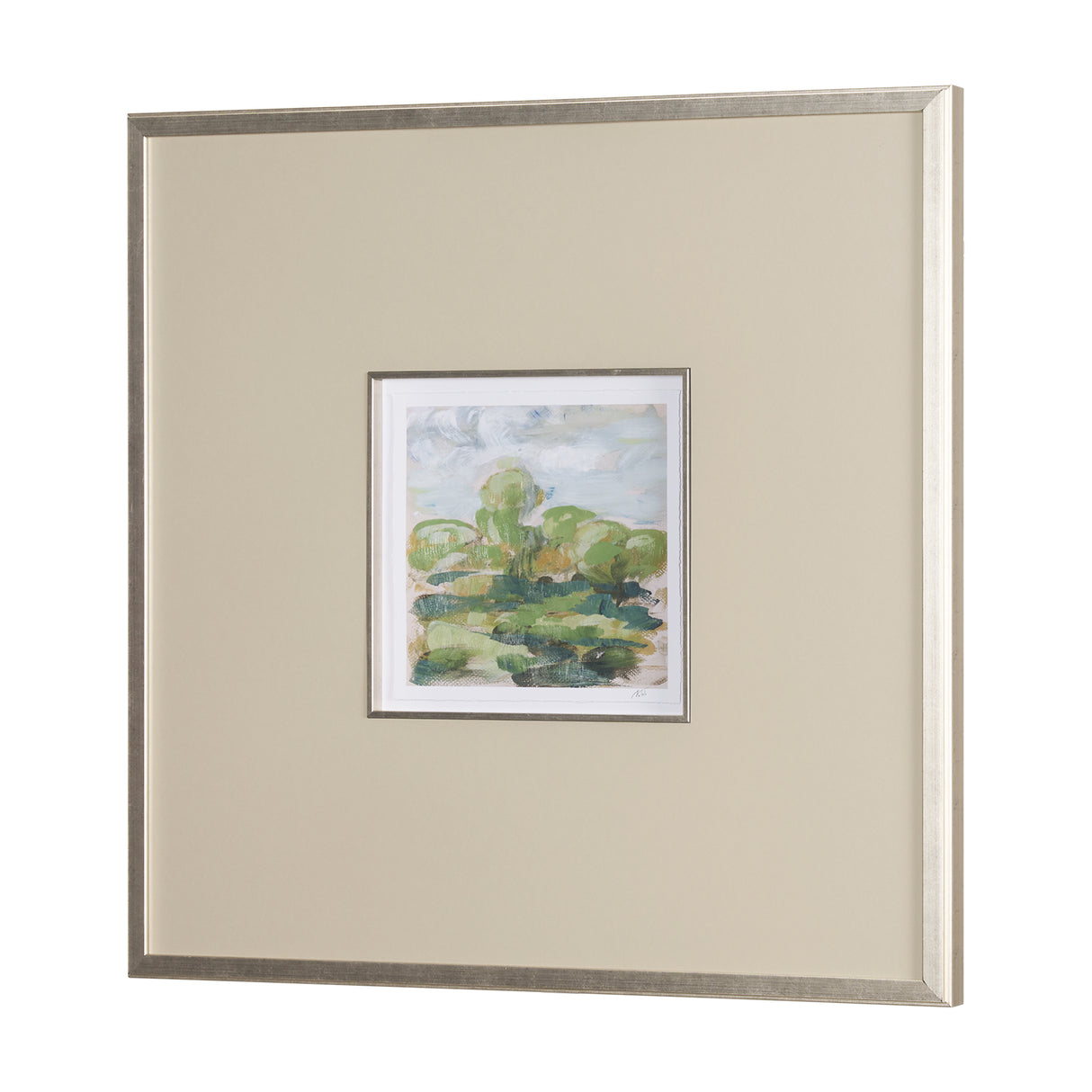 Vibrant View II by Mercana Studio a Hand Embelished Textured Framed Art Print Matted under Glass from Mercana - Luna Furniture