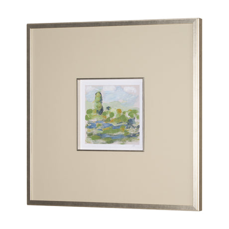 Vibrant View III by Mercana Studio a Hand Embelished Textured Framed Art Print Matted under Glass from Mercana - Luna Furniture