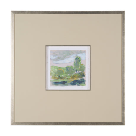 Vibrant View IV by Mercana Studio a Hand Embelished Textured Framed Art Print Matted under Glass from Mercana - Luna Furniture