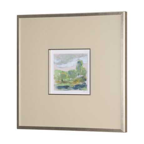 Vibrant View IV by Mercana Studio a Hand Embelished Textured Framed Art Print Matted under Glass from Mercana - Luna Furniture