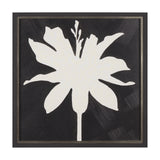 Floral Silhouettes I by Liz Jardine a Hand Embelished Textured Framed Art Print from Mercana - Luna Furniture
