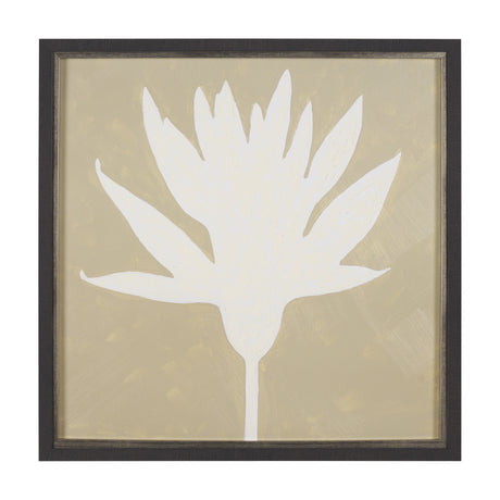Floral Silhouettes II by Liz Jardine a Hand Embelished Textured Framed Art Print from Mercana - Luna Furniture