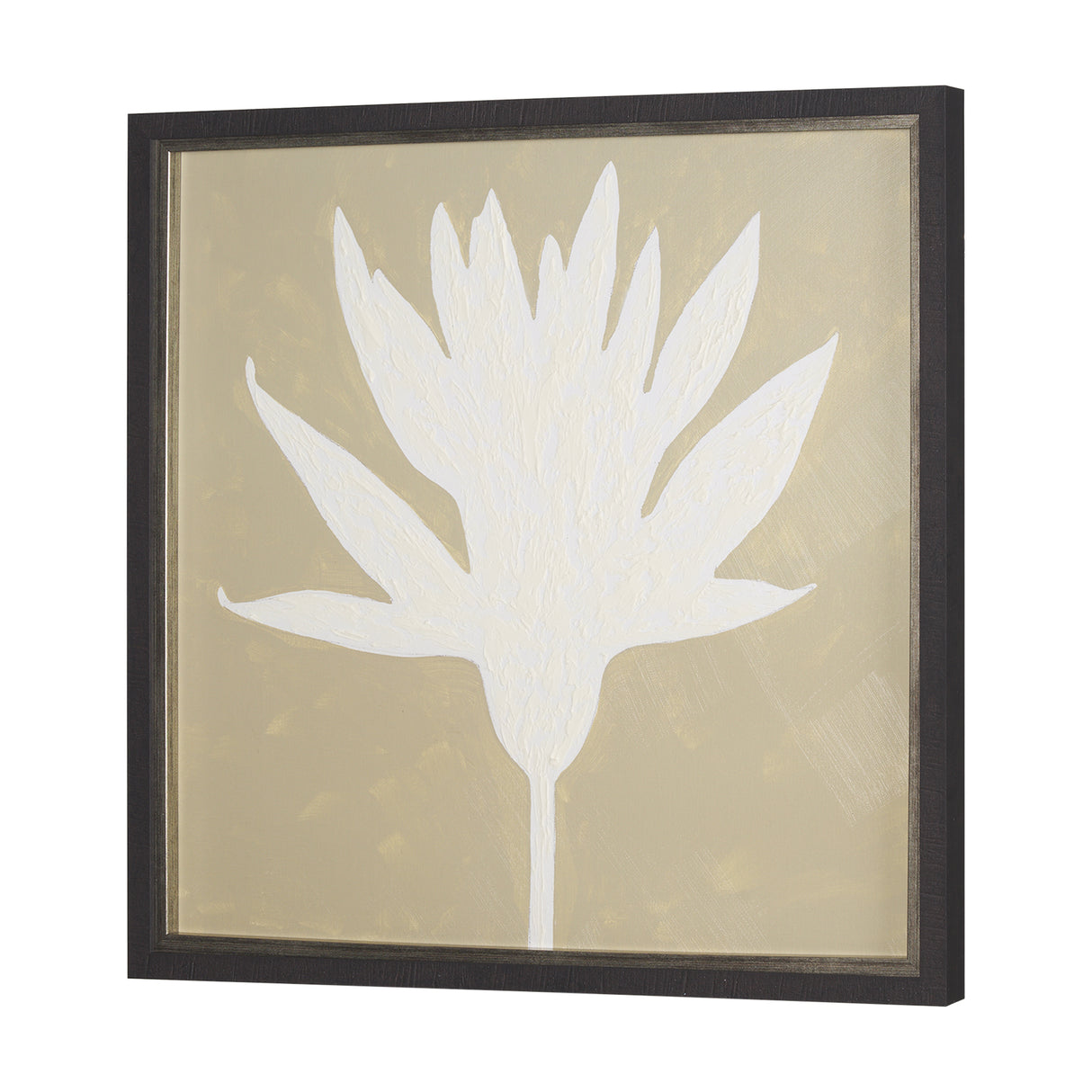 Floral Silhouettes II by Liz Jardine a Hand Embelished Textured Framed Art Print from Mercana - Luna Furniture