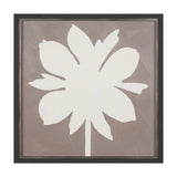 Floral Silhouettes III by Liz Jardine a Hand Embelished Textured Framed Art Print from Mercana - Luna Furniture