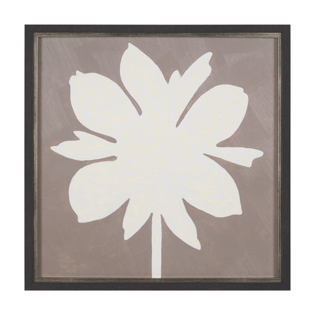 Floral Silhouettes III by Liz Jardine a Hand Embelished Textured Framed Art Print from Mercana - Luna Furniture