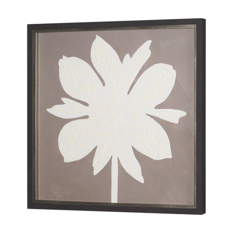 Floral Silhouettes III by Liz Jardine a Hand Embelished Textured Framed Art Print from Mercana - Luna Furniture