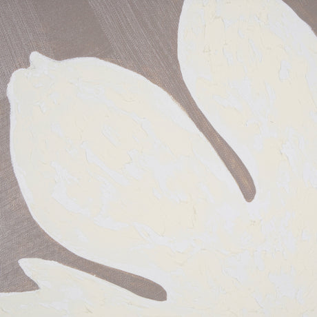 Floral Silhouettes III by Liz Jardine a Hand Embelished Textured Framed Art Print from Mercana - Luna Furniture