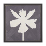 Floral Silhouettes IV by Liz Jardine a Hand Embelished Textured Framed Art Print from Mercana - Luna Furniture
