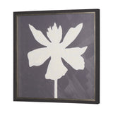 Floral Silhouettes IV by Liz Jardine a Hand Embelished Textured Framed Art Print from Mercana - Luna Furniture