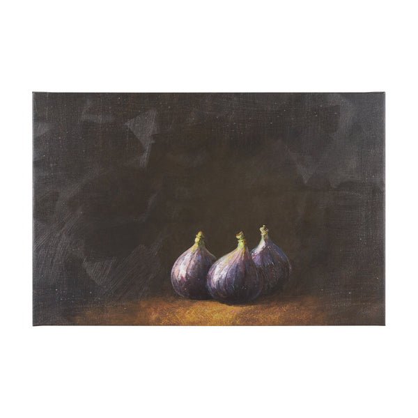 Lonely Figs by Mercana Studio a Hand Embellished Textured Canvas