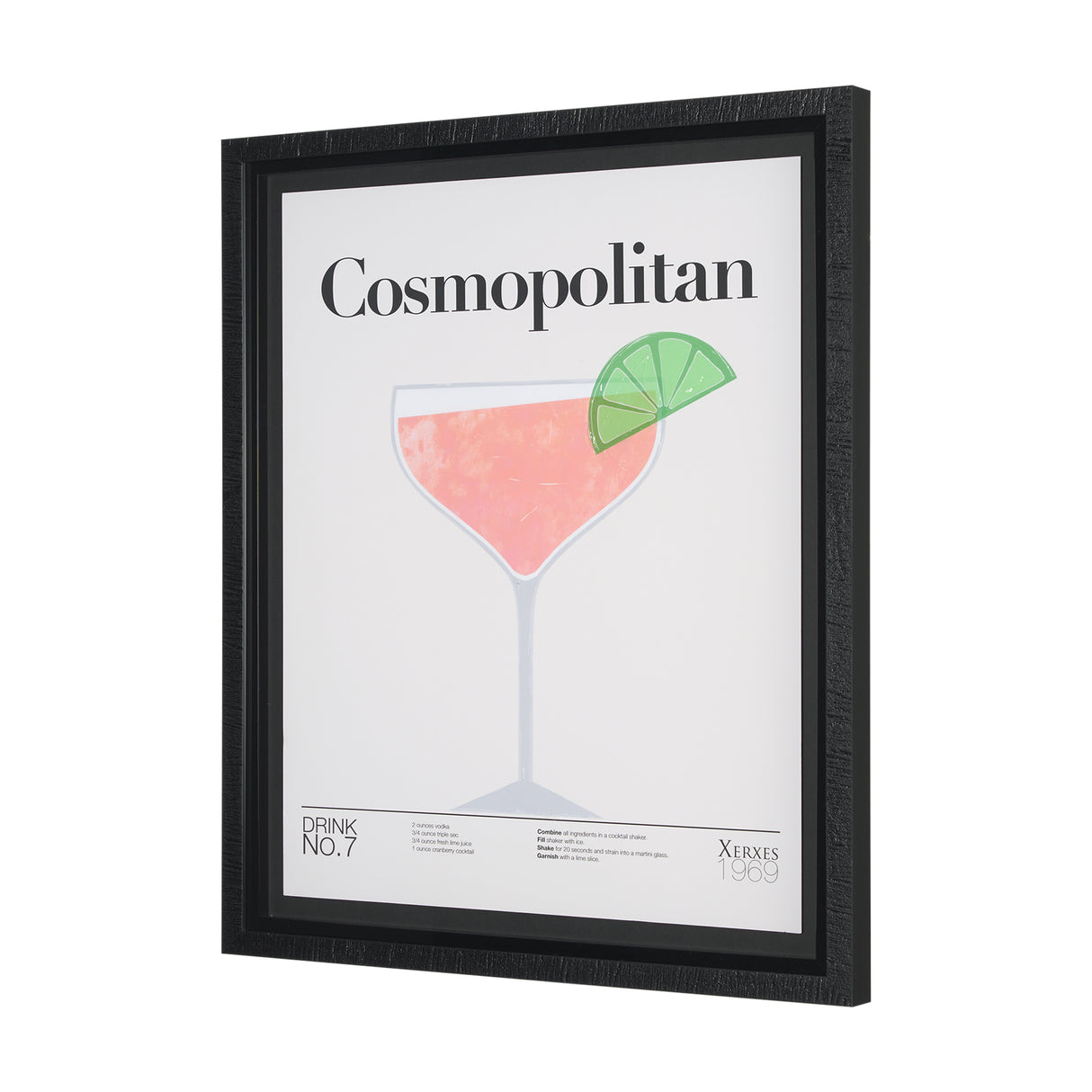 Cosmopolitan by Mercana Studio a Hand Embelished Textured Framed Art Print Matted under Glass from Mercana - Luna Furniture