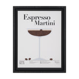 Espresso Martini by Mercana Studio a Hand Embelished Textured Framed Art Print Matted under Glass from Mercana - Luna Furniture