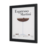 Espresso Martini by Mercana Studio a Hand Embelished Textured Framed Art Print Matted under Glass from Mercana - Luna Furniture