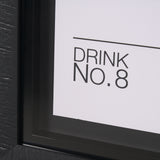 Espresso Martini by Mercana Studio a Hand Embelished Textured Framed Art Print Matted under Glass from Mercana - Luna Furniture