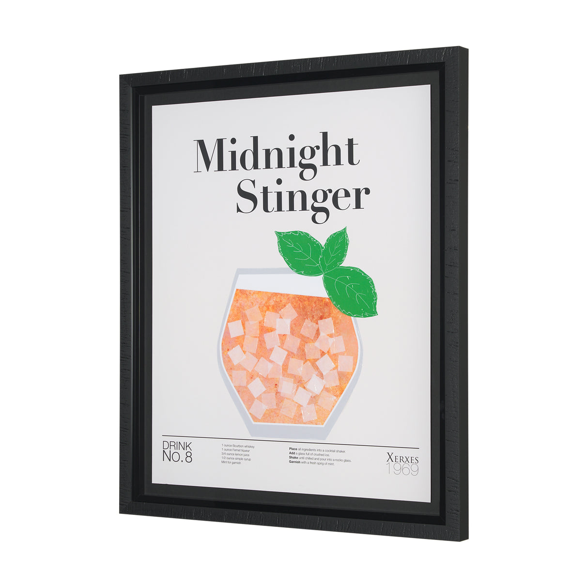 Midnight Stinger by Mercana Studio a Hand Embelished Textured Framed Art Print Matted under Glass from Mercana - Luna Furniture