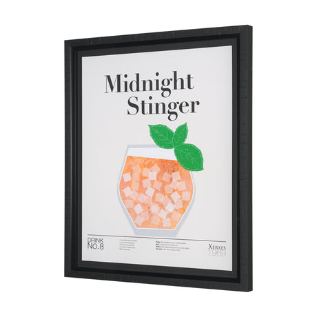Midnight Stinger by Mercana Studio a Hand Embelished Textured Framed Art Print Matted under Glass from Mercana - Luna Furniture