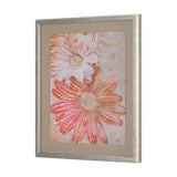 Subtle Florals I by Mercana Studio a Hand Embelished Textured Framed Art Print Matted under Glass from Mercana - Luna Furniture