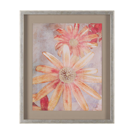 Subtle Florals II by Mercana Studio a Hand Embelished Textured Framed Art Print Matted under Glass from Mercana - Luna Furniture
