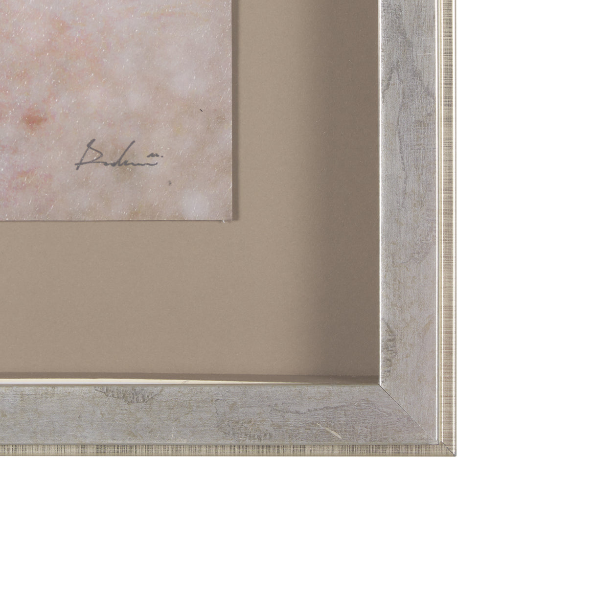 Subtle Florals II by Mercana Studio a Hand Embelished Textured Framed Art Print Matted under Glass from Mercana - Luna Furniture