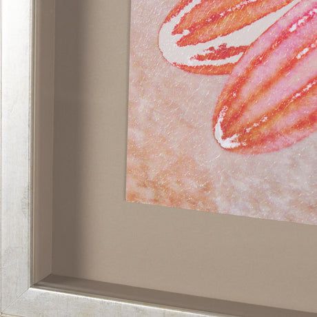 Subtle Florals II by Mercana Studio a Hand Embelished Textured Framed Art Print Matted under Glass from Mercana - Luna Furniture