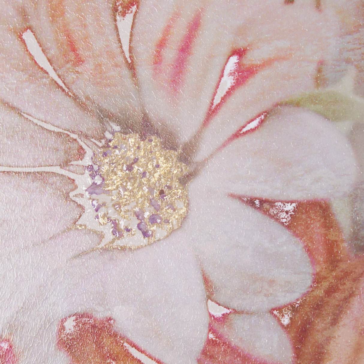 Subtle Florals II by Mercana Studio a Hand Embelished Textured Framed Art Print Matted under Glass from Mercana - Luna Furniture