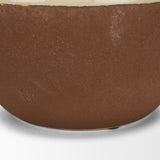 Tryna Small Beige w/ Matte Brown Ceramic Vase from Mercana - Luna Furniture