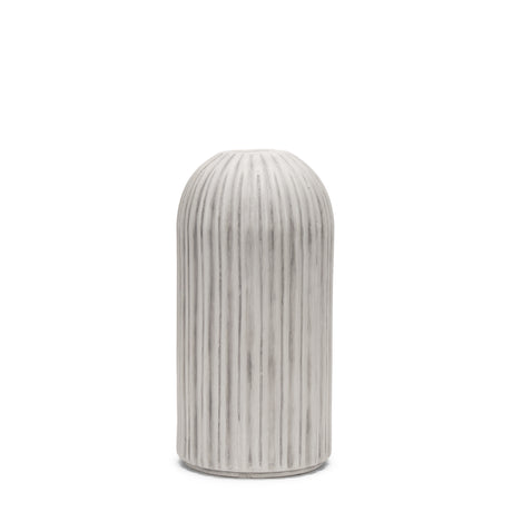 Ummi Small Off White w/ Gray Antiquing Ceramic Vase from Mercana - Luna Furniture
