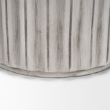 Ummi Small Off White w/ Gray Antiquing Ceramic Vase from Mercana - Luna Furniture