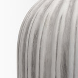 Ummi Tall Off White w/ Gray Antiquing Ceramic Vase from Mercana - Luna Furniture