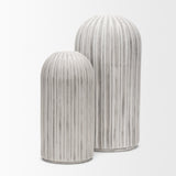 Ummi Tall Off White w/ Gray Antiquing Ceramic Vase from Mercana - Luna Furniture