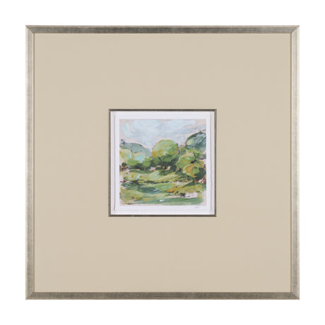 Vibrant View I by Mercana Studio a Hand Embelished Textured Framed Art Print Matted under Glass from Mercana - Luna Furniture