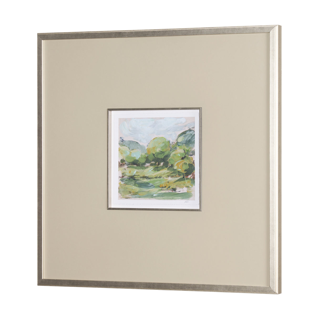 Vibrant View I by Mercana Studio a Hand Embelished Textured Framed Art Print Matted under Glass from Mercana - Luna Furniture