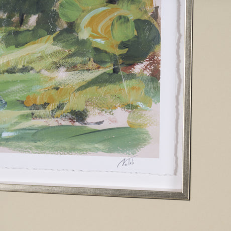Vibrant View I by Mercana Studio a Hand Embelished Textured Framed Art Print Matted under Glass from Mercana - Luna Furniture