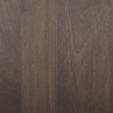 Wallen Solid Dark Brown Wood Curio Cabinet from Mercana - Luna Furniture