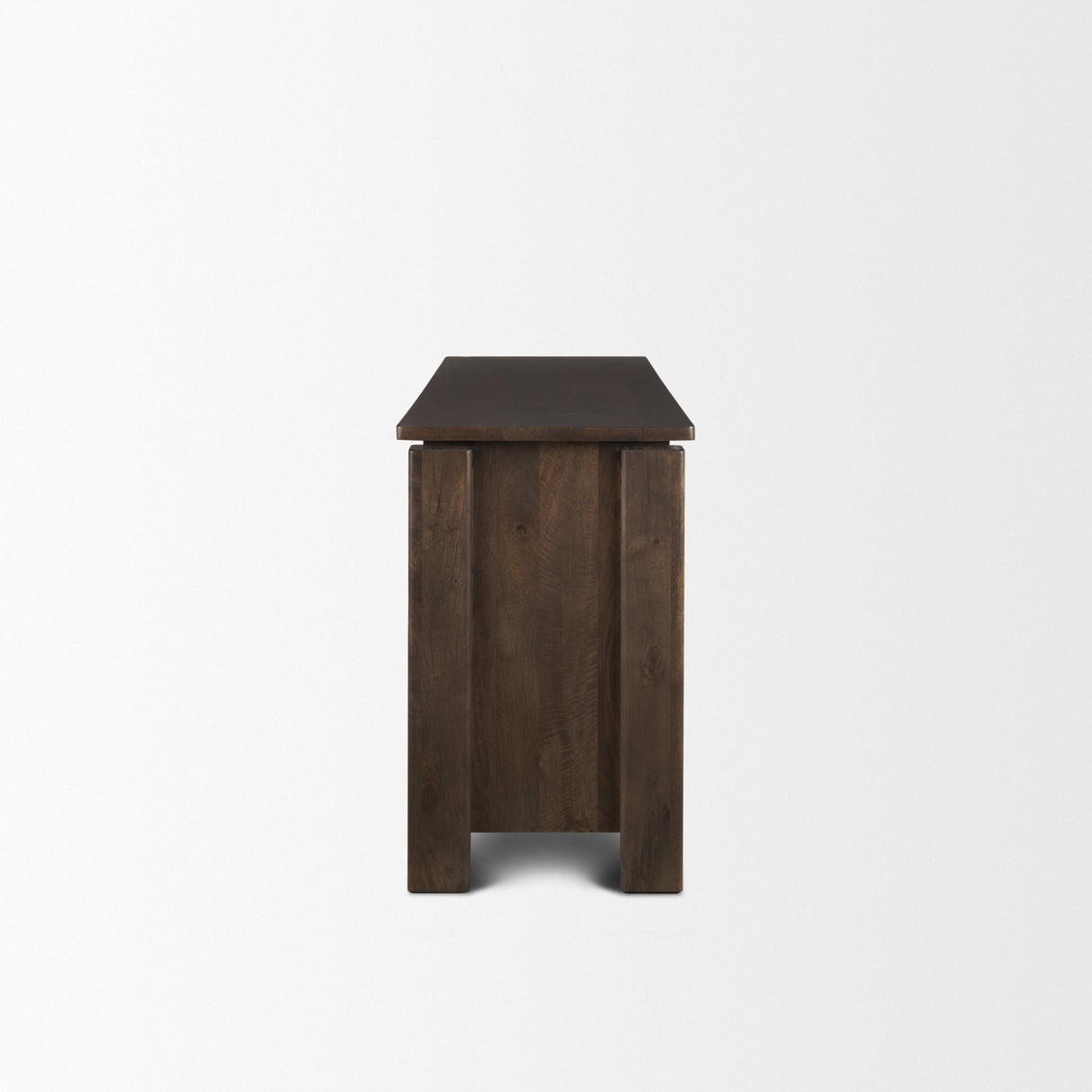 Wallen 2 Door Solid Dark Brown Wood w/ 3 Drawers Sideboard from Mercana - Luna Furniture