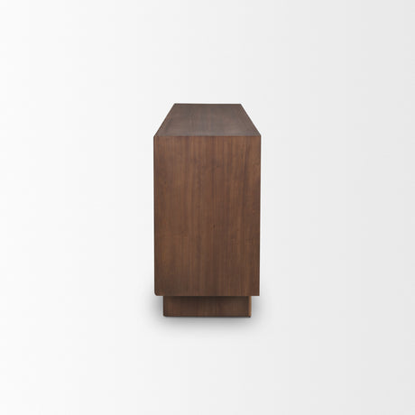 Varenna 4 Door Dark Brown Wood w/ Rope Handles Sideboard from Mercana - Luna Furniture