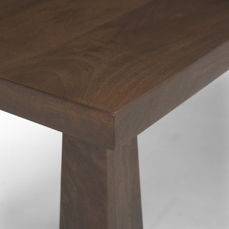 Wolcott Rectangular Dark Brown Solid Wood Bench from Mercana - Luna Furniture