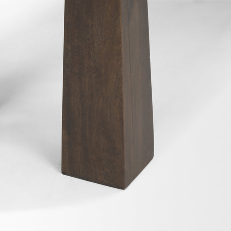 Wolcott Rectangular Dark Brown Solid Wood Bench from Mercana - Luna Furniture