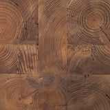 Waylen Natural Wood Block Accent Stool from Mercana - Luna Furniture
