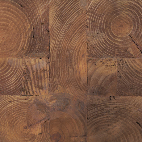 Waylen Natural Wood Block Accent Stool from Mercana - Luna Furniture