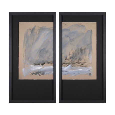 Abstract Landscape by Mercana Studio a Framed Art Print from Mercana - Luna Furniture
