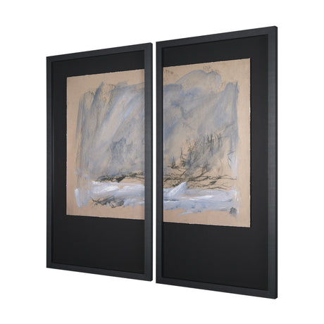 Abstract Landscape by Mercana Studio a Framed Art Print from Mercana - Luna Furniture