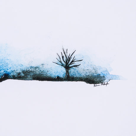 Morning Blue II by Mercana Studio a Framed Art Print from Mercana - Luna Furniture