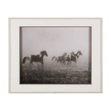 Painted Horses on the Run by Debra Van Swearingen a Hand Embellished Framed Photo Art Print Matted u from Mercana - Luna Furniture