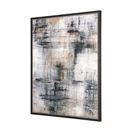 Merge Framed Canvas by Morgan McLaren a Hand Embellished Textured Framed Canvas from Mercana - Luna Furniture