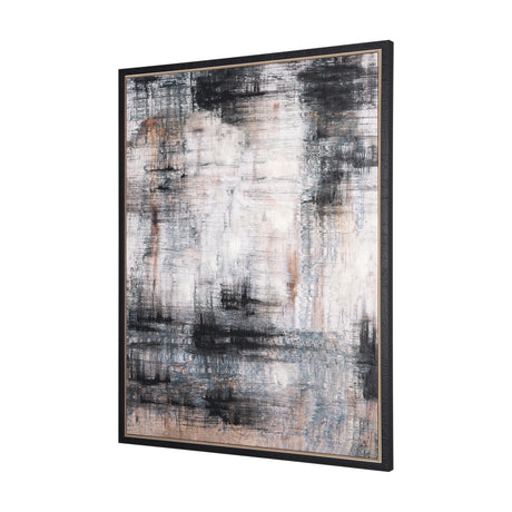 Merge Framed Canvas by Morgan McLaren a Hand Embellished Textured Framed Canvas from Mercana - Luna Furniture