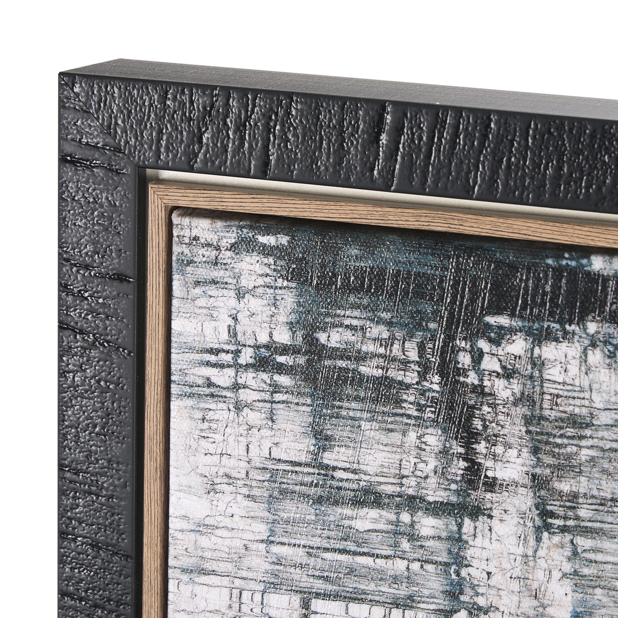 Merge Framed Canvas by Morgan McLaren a Hand Embellished Textured Framed Canvas from Mercana - Luna Furniture