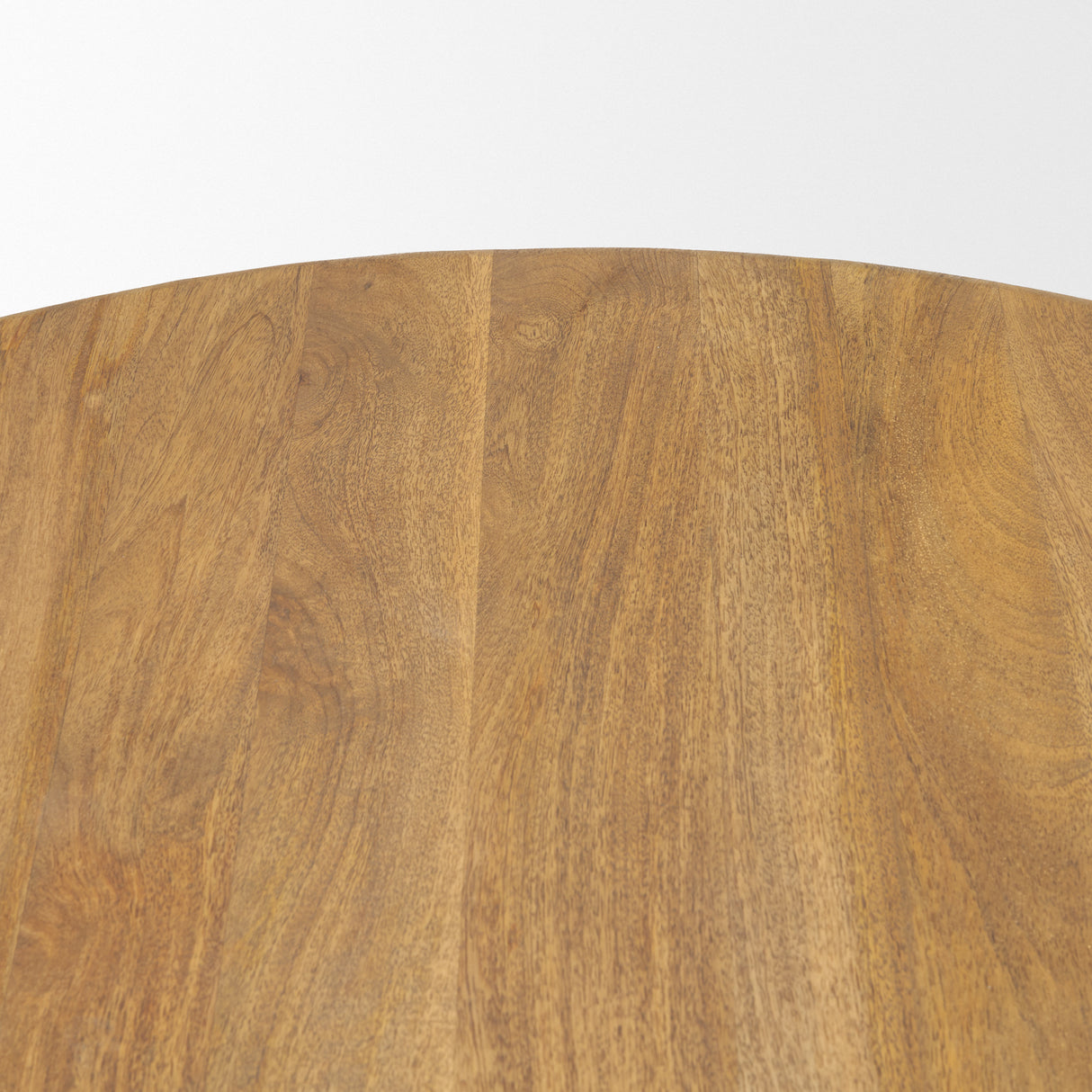 Shima Round Light Brown Wood W/Arched Legs Coffee Table from Mercana - Luna Furniture