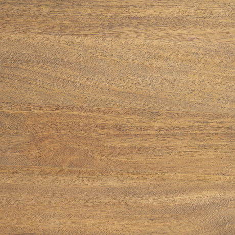 Shima Round Light Brown Wood W/Arched Legs Coffee Table from Mercana - Luna Furniture