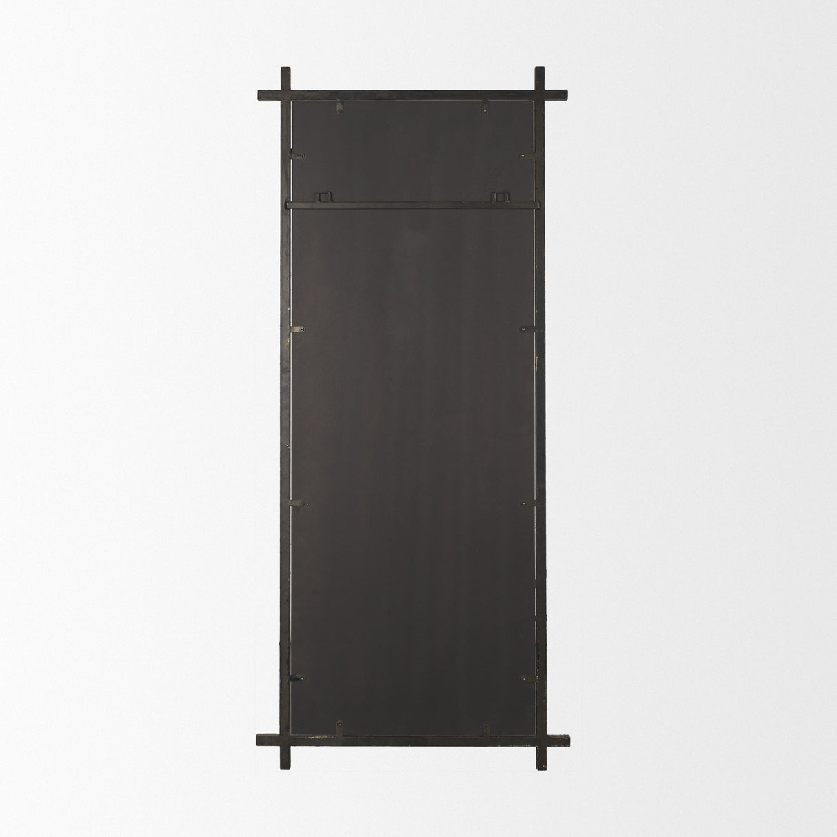 Tori Textured Gold Metal Cross Frame Wall Mirror from Mercana - Luna Furniture